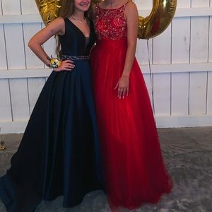 Red prom dress!